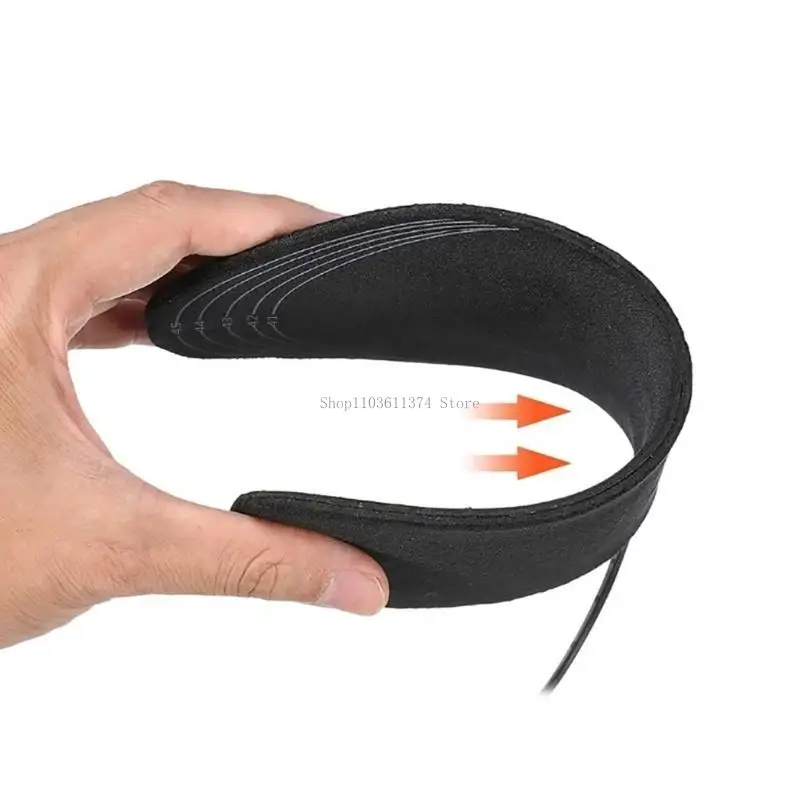 1 Pair USB Electric Heated Insoles Foot Warmers Customizable Thermostat Warm Shoes Insole for Winter Ski Motorcycle Men Women