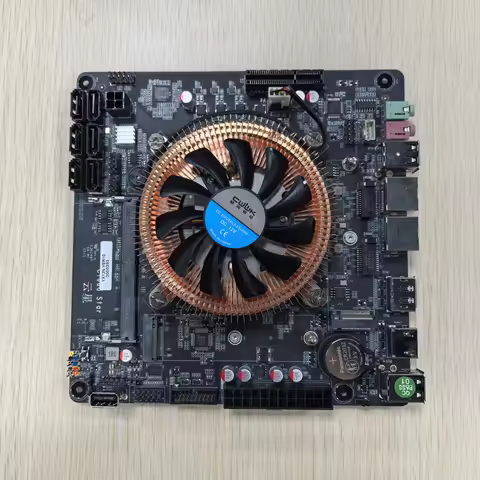 DDR4 N100/N150 NAS Motherboard 6*SATA3.0 Dual Intel i226 2.5G Dual M.2 Mini ITX With PCIE For Soft Router DIY NAS Storage Server