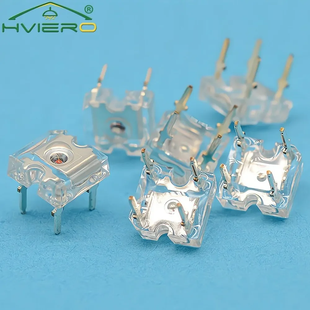 10/20PCS 3mm Piranha Super Flux Diode Lamp LED Dome Wide Angle Bright Diodes Bulb White Decoration Advertisement Atmosphere Neon