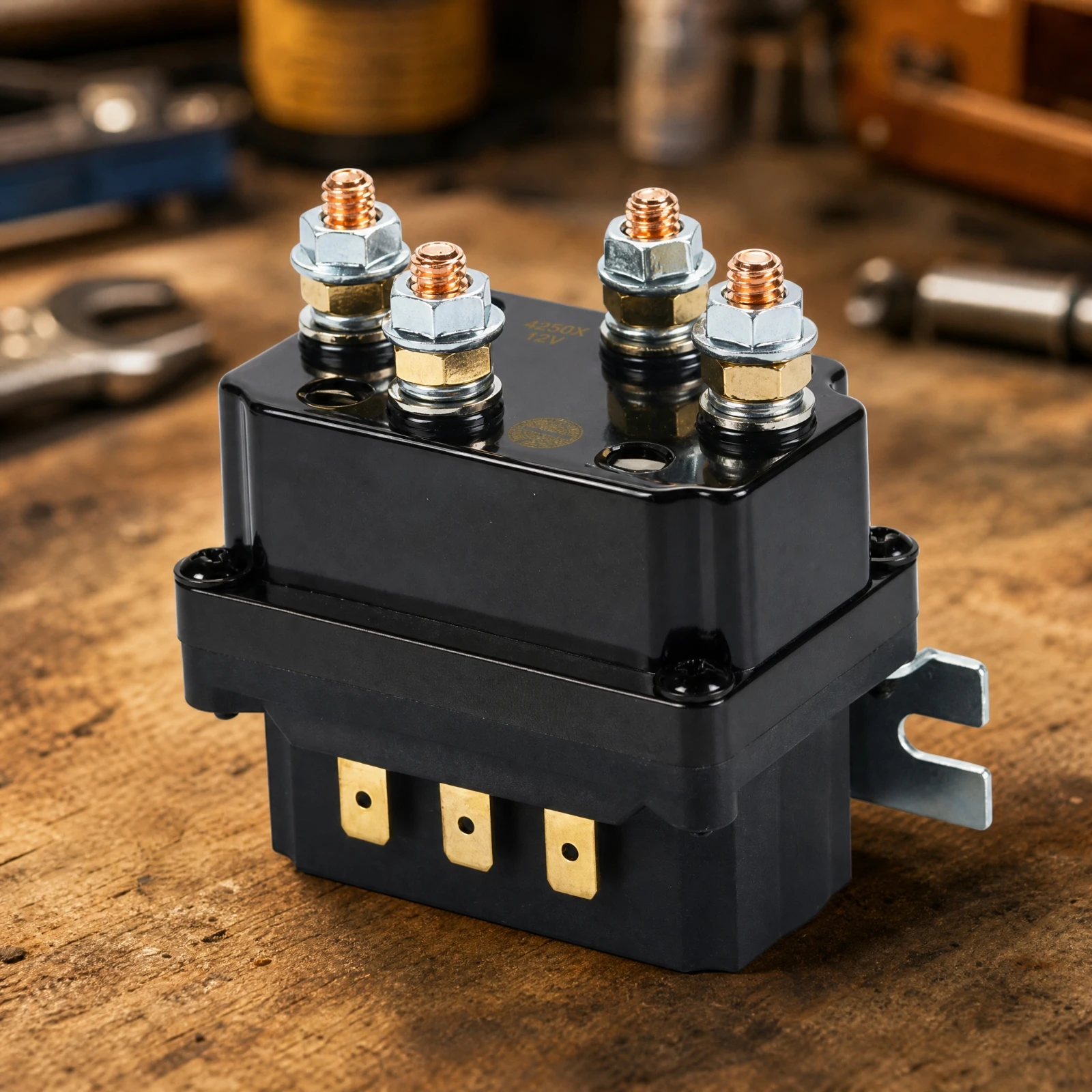 4250X Integrated Winch Relay High Conductivity 250A Waterproof Winch Relay OEM-Matched Replacement Universal Compatibility