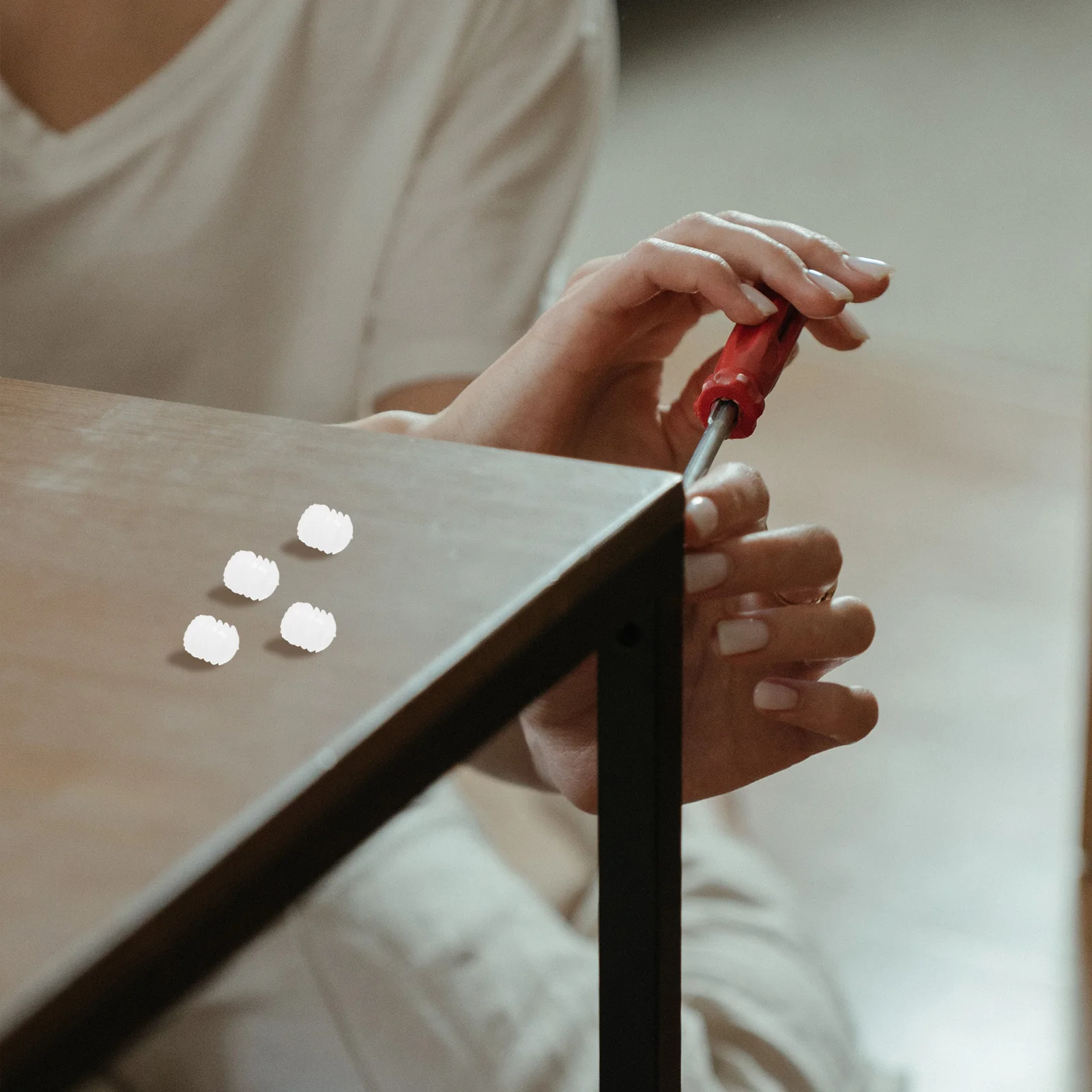 

200Pcs Cabinet Door Hinge Dowels Versatile Application Nylon Material for Furniture and Kitchen Cabinets Quick Assembly