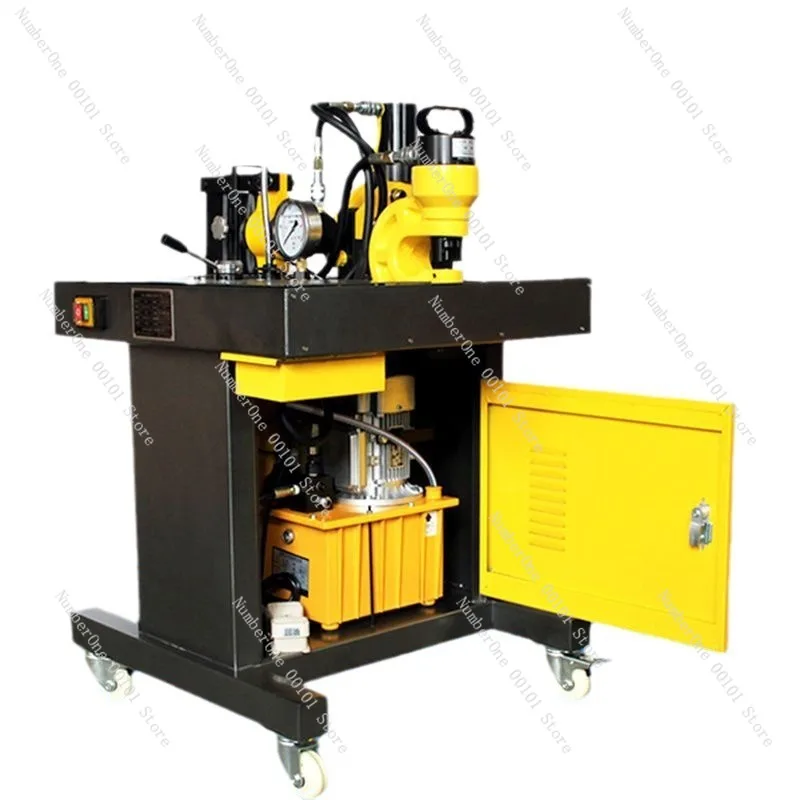 Multifunction Busbar Processing Machine Copper Aluminum Hydraulic Punching Bending Cutting Equipment Three in One Industrial