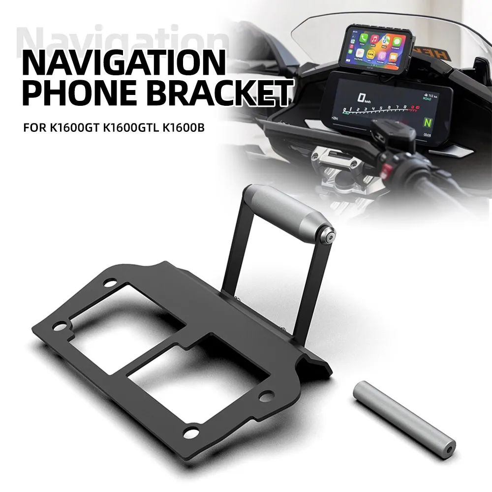 For BMW K1600 K1600GT K1600GTL K1600B Motorcycle Mobile Support Stand Phone Holder GPS Navigaton Plate K1600 Grand America