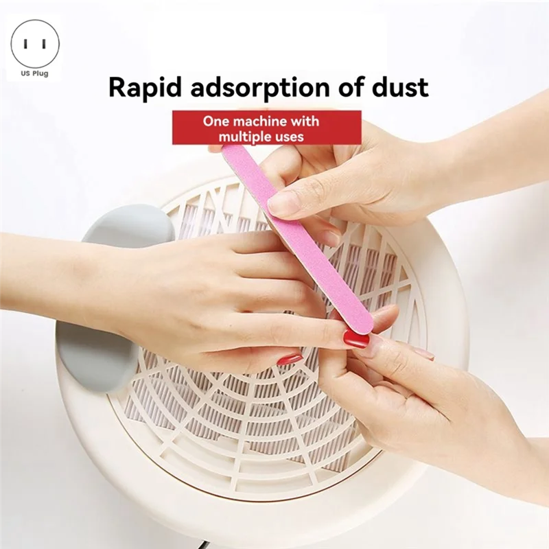 ABLE-ネイルダストコレクター コンパクト真空ファン集塵機 再利用可能なフィルター付き 強力な集塵機