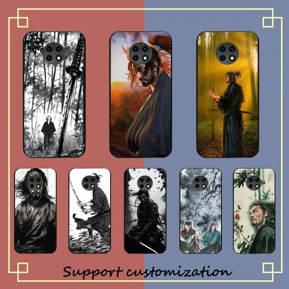 Japanese Samurai M-Musashi M-Miyamoto Phone Case For Redmi Note 4 X 5 A 6 7 8 T 9 9S 10 11 11S 11Epro Poco M3 pro