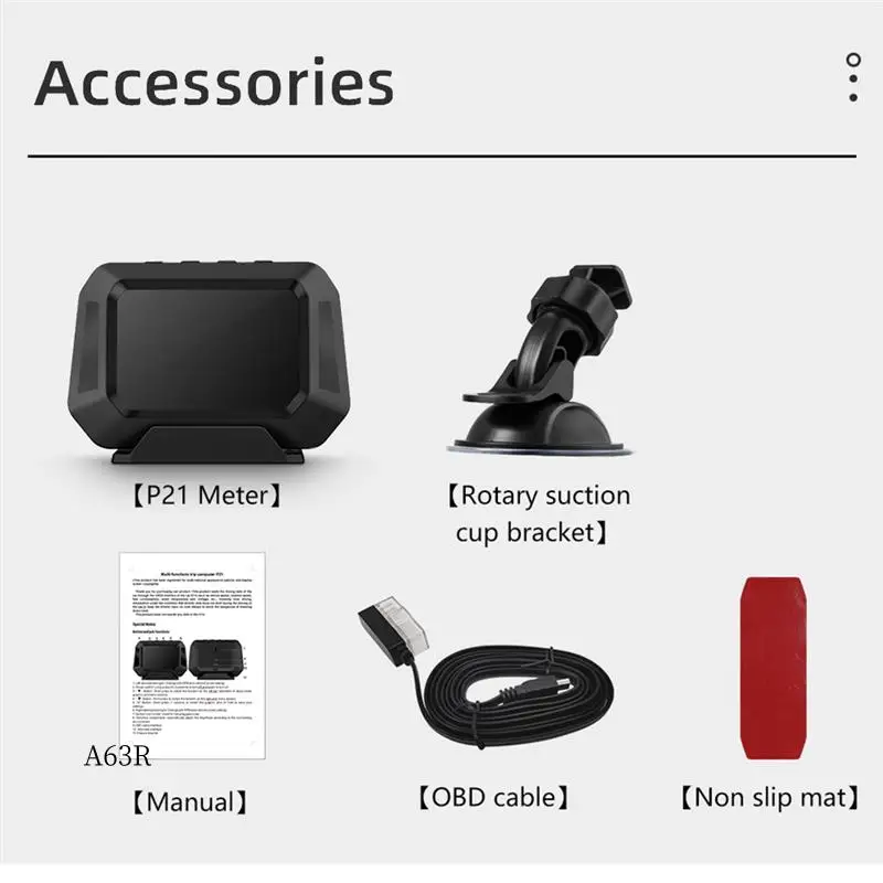 

AR-P21 HUD Car Tester GPS Diagnostic Tool Dashboard Car OBD Monitor Car LCD Monitor