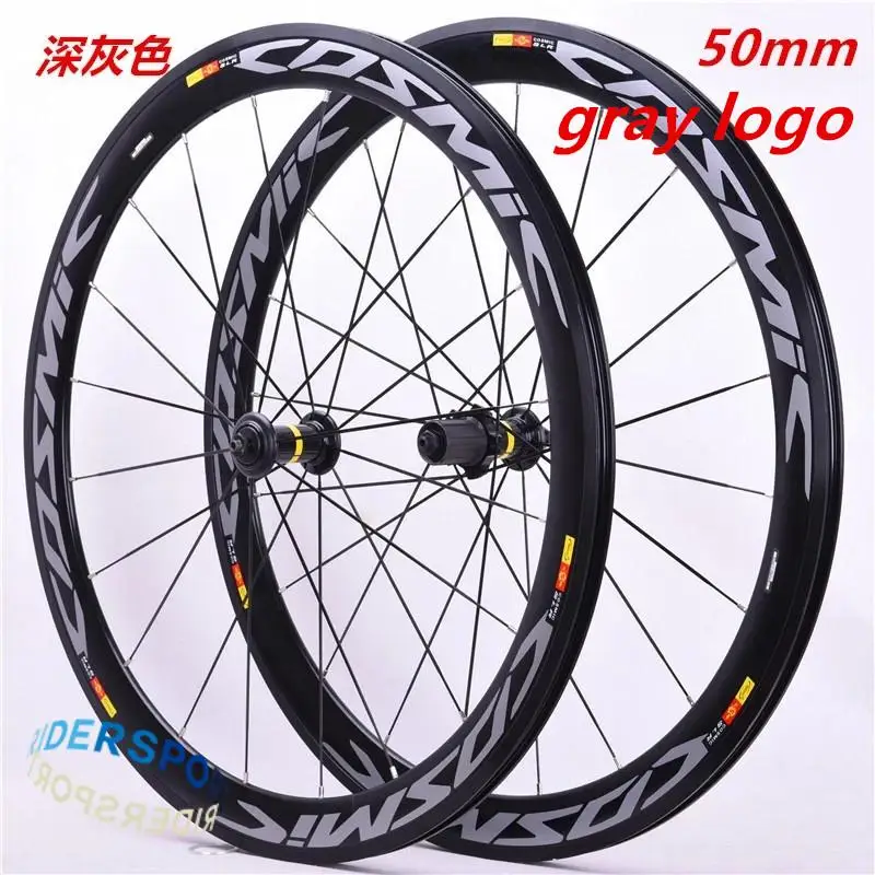 

700C 40/50MM Road Wheel Bike V Brake Disc Brake Wheelset 20 24 Holes Hub Frame Height Thru Axle QR Wheels for 8/9/10/11/12S