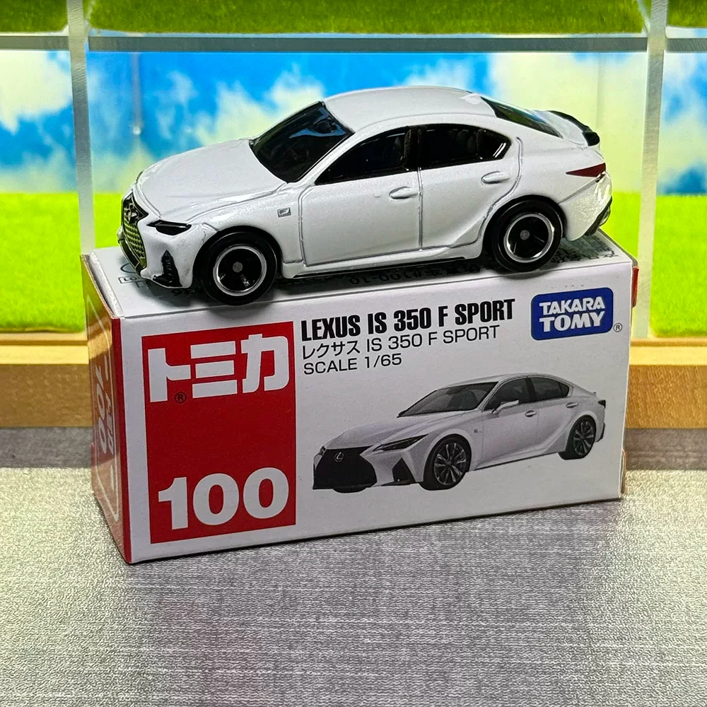 Takara Tomy Tomica No.100 Lexus IS 350 F SPORT Metal Diecast Model Mini Sedan Vehicle Replica For Home Desk Decoration view 5