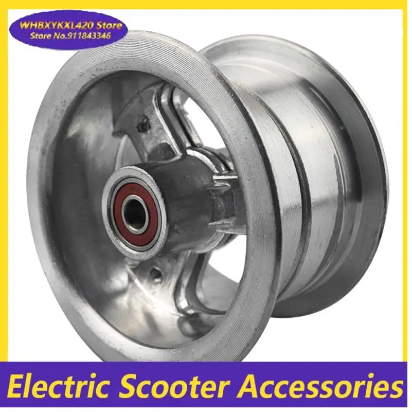 4 inch aluminum alloy wheel hub rims use 3.00-4 3.50-4 4.10-4 4.10/3.50-4 90/90-4 tire for gas Electric scooter mini motorcycle