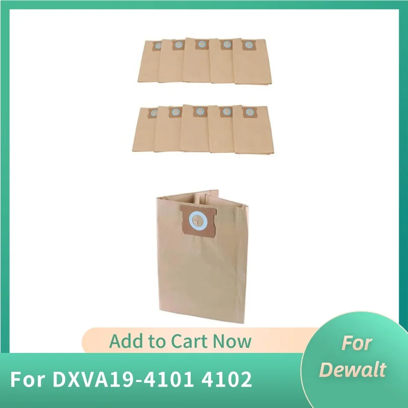 Suitable for Dewalt DXVA19-4101 4102 Vacuum Cleaner Accessories Dust Collection Bag Vacuum Bag