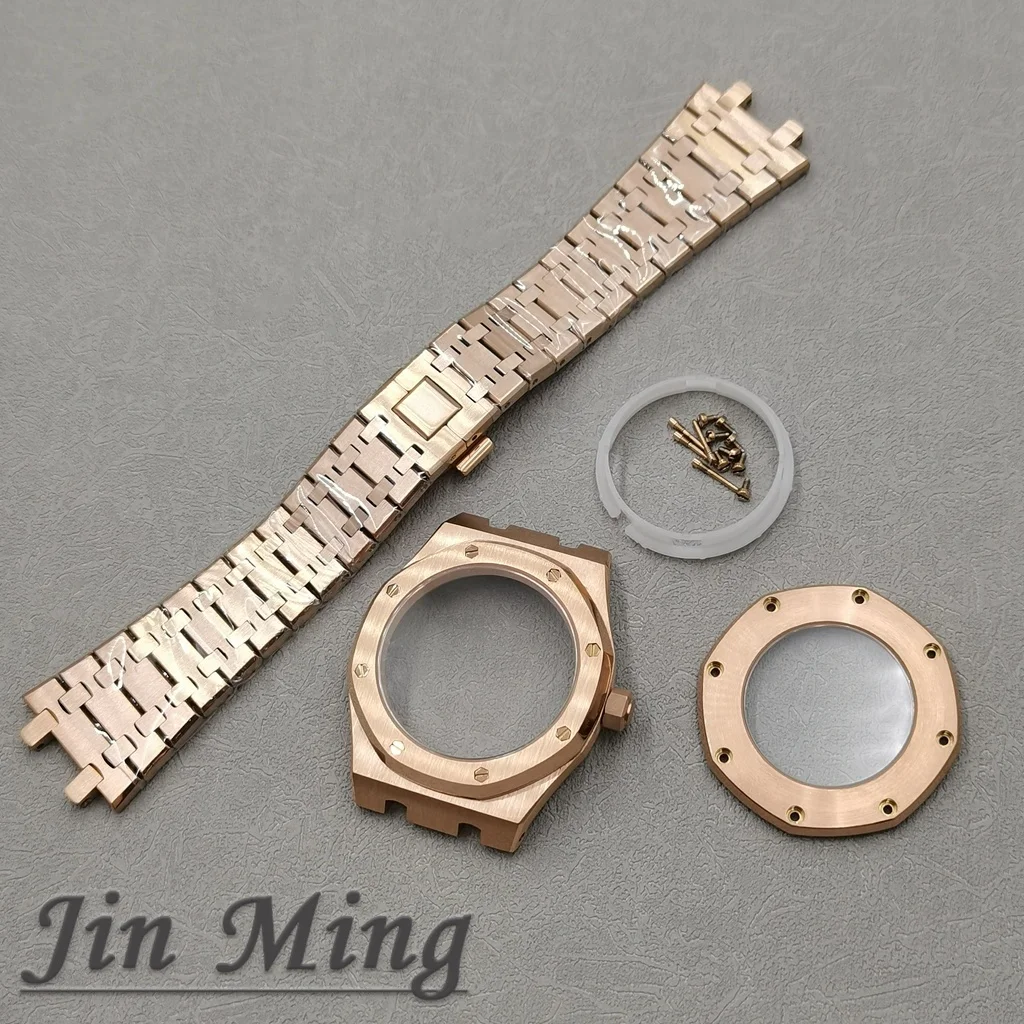 

Высококачественный корпус для часов 41 мм, совместимый с механизмами NH35/NH36/4R36, с ремешком, сапфировым стеклом и из нержавеющей стали.