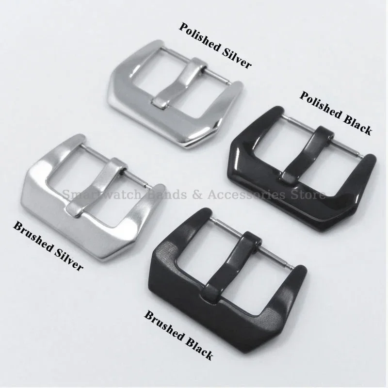 Stainless Steel Watch Buckle 18mm 20mm 22mm 24mm 26mm for Panerai Watch Band Metal Pin Buckle Polished Matte Clasp Accessories