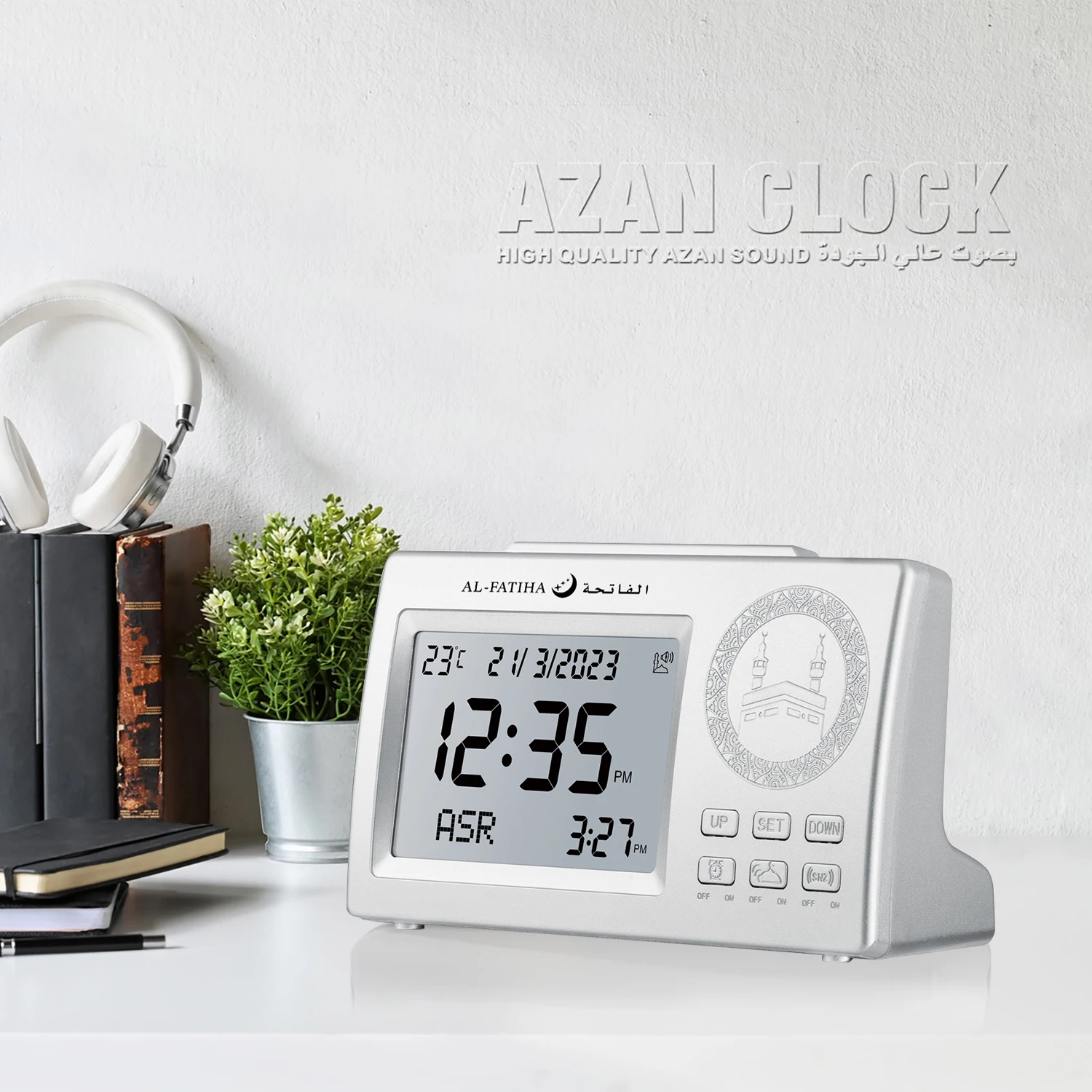 

Automatic Digital Clock Islamic Azan Muslim Prayer Alarm Azan Clock For Desktop Table Clock Home Decorations