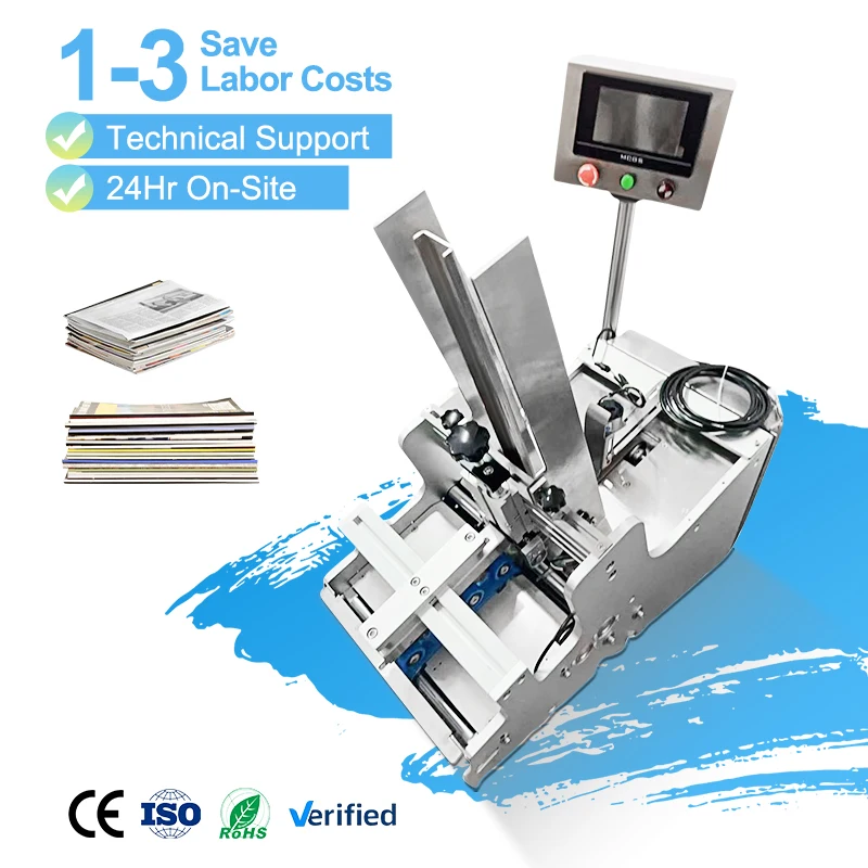 for Leaflets Hang Tags Coupons and Packaging Control Paper Sheet Card Counting Paging Machine