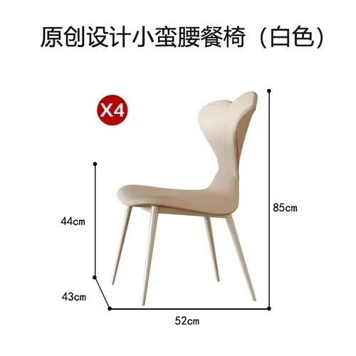Acrylic Stone Plate Retractable Modern Minimalist Retractable Dining Table and Chair