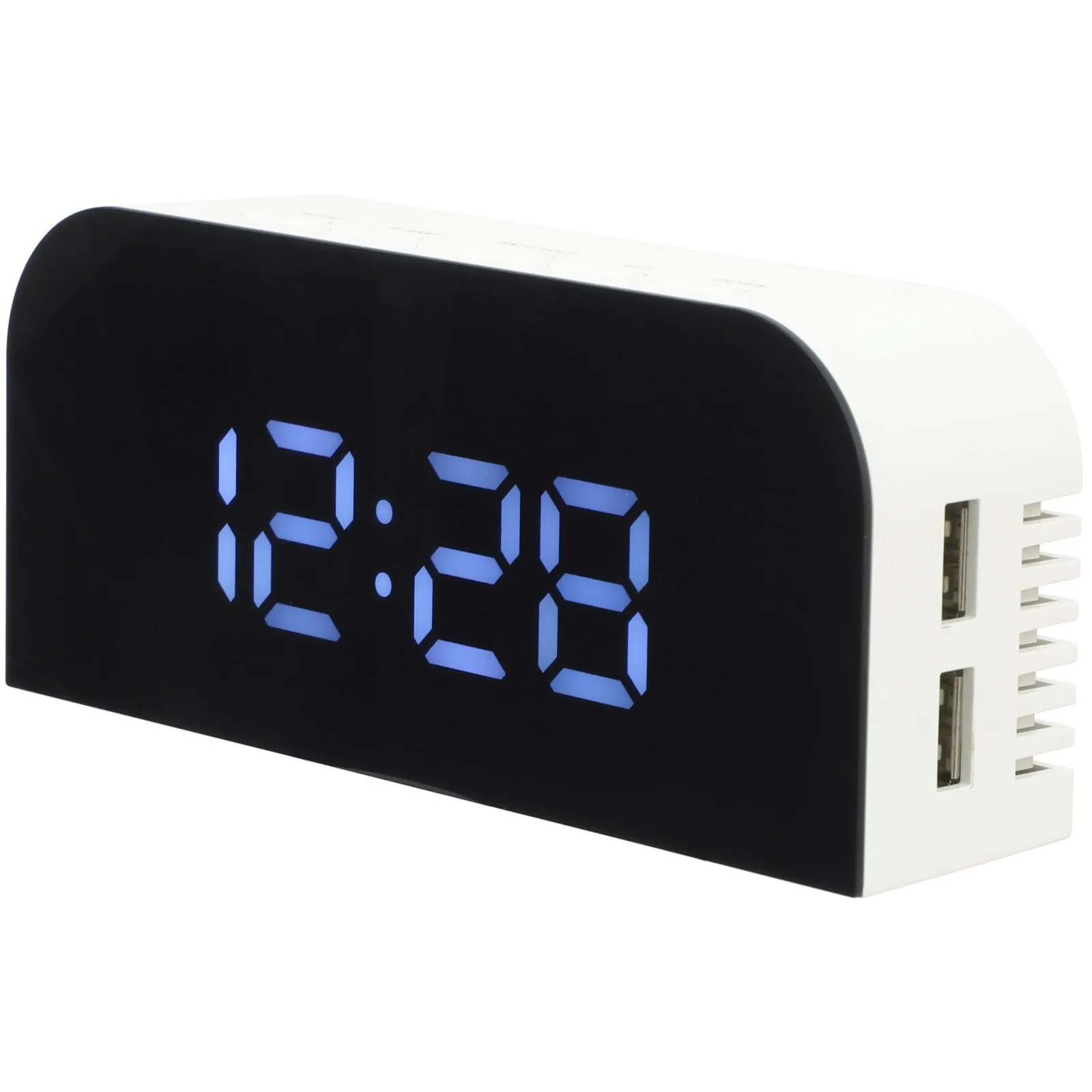 

Digital Alarm Clock Large Display Temperature USB Night Light Adjustable Brightness Desk Clock for Bedroom Office