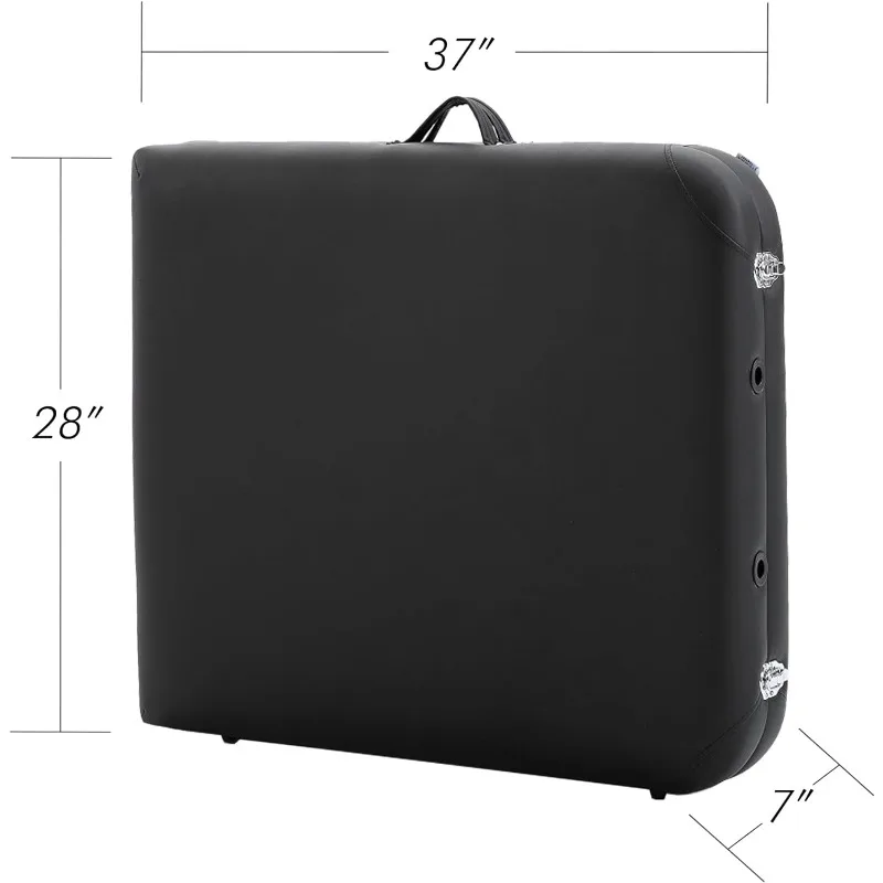 SierraComfort-Table de massage portable, de base, noire