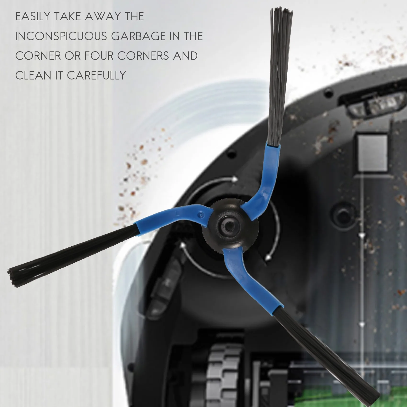 3 пары боковых щеток для робота Samsung Navibot VC-RM96W VC-RM72VR VC-RM84V VC-RM52VR SR8855 SR8751 SR8845 SR8895 SR8950