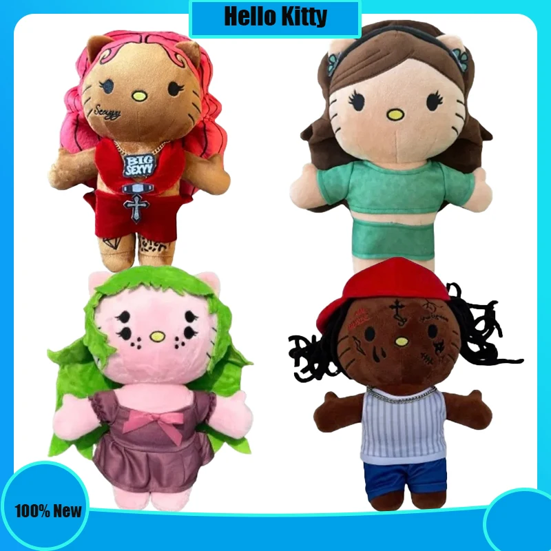 

Miniso Hello Kitty Plush Travis Scott Arianna Grande plush Anime Plush Toy Plush Toy Stuffed Animals Soft Plush Children Gifts