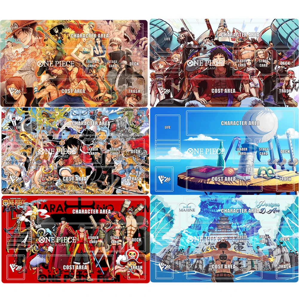 One Piece Opcg Monkey D Luffy Nami Roronoa Zoro Comic Version Dedicated Game Single Player Battle Card Mat Anime Gift Toy