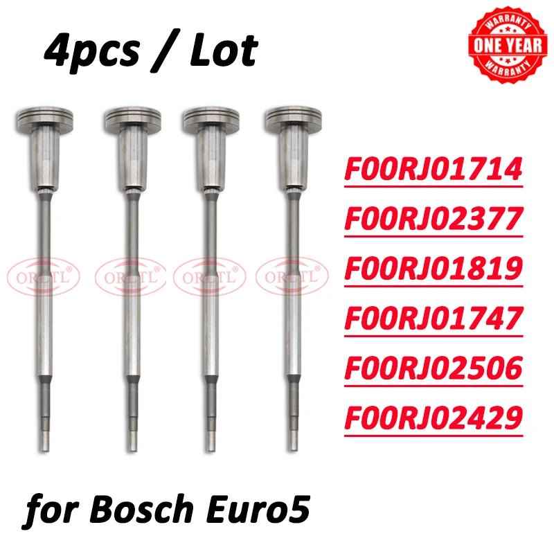 

4 шт. F00RJ01714 F00RJ02377 F00RJ01819 F00RJ01747 Дизельный инжектор, регулирующий клапан F00RJ02506 F00RJ02429