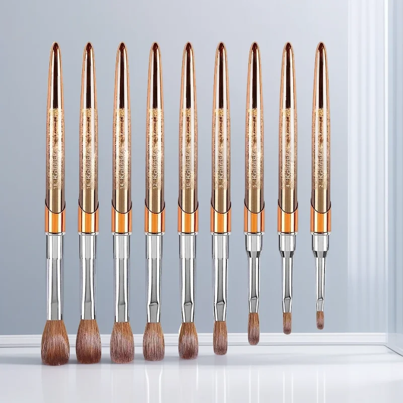 

TIANMI Precision Kolinsky Natural Nail Brush for Acrylic & Gel Builder, Nail Extension, Painting & Detailing Manicure Tool