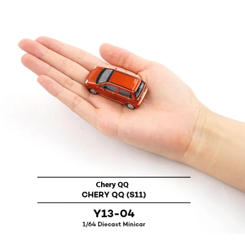 Xcartoys 1/64 Chery QQ Hatchback Klasyczny Samochód Zabawki Ze Stopu Metalu Model Odlewany Pod Ciśnieniem Pojazd Dziecięcy Prezent Świąteczny Zabawki Dla Chłopców
