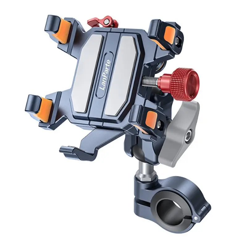 DT42-Lanparte Universal Dampener Motorcycle Phone Holder Mobile Stand Motorbike Bike Mobile Phone Navigation Bracket