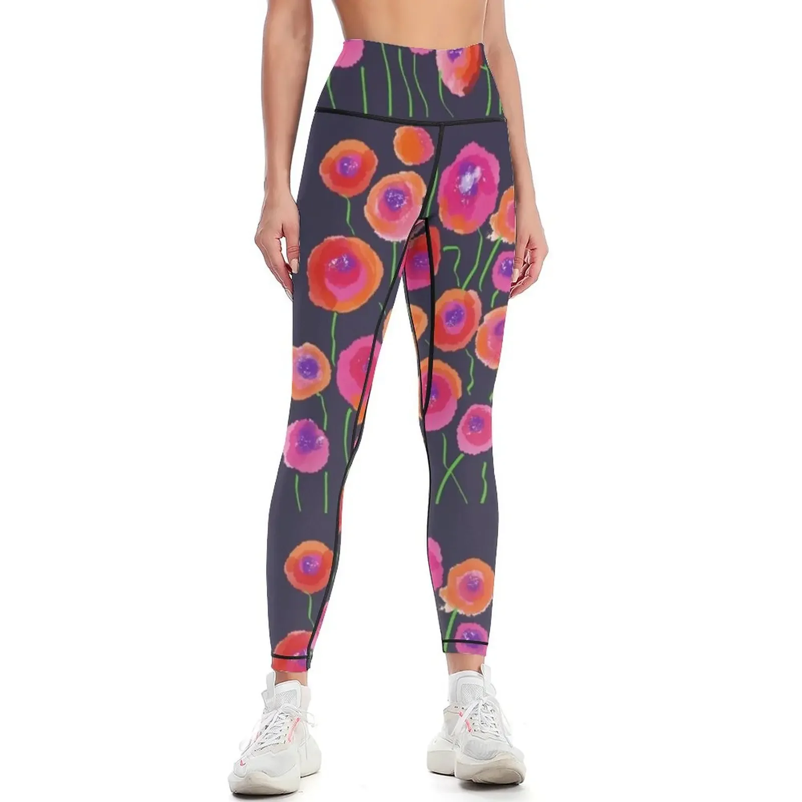 

Poppies Leggings Women's trousers Women's fitness legging pants raises butt push up legging Womens Leggings