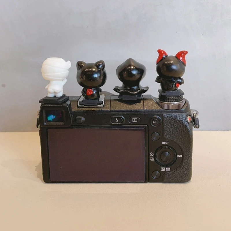 Leuke en creatieve flitsschoenhoes Speelse ontwerpen Halloween Camera Flitsschoenhoes Stofdichte en schattige dop voor Halloween