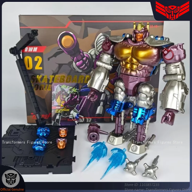 TransArt transformación TA BWM02 BWM-02 monopatín Gorilla OP Commander 2,0 versión pintura de Metal Beast Wars figuras de acción de juguete