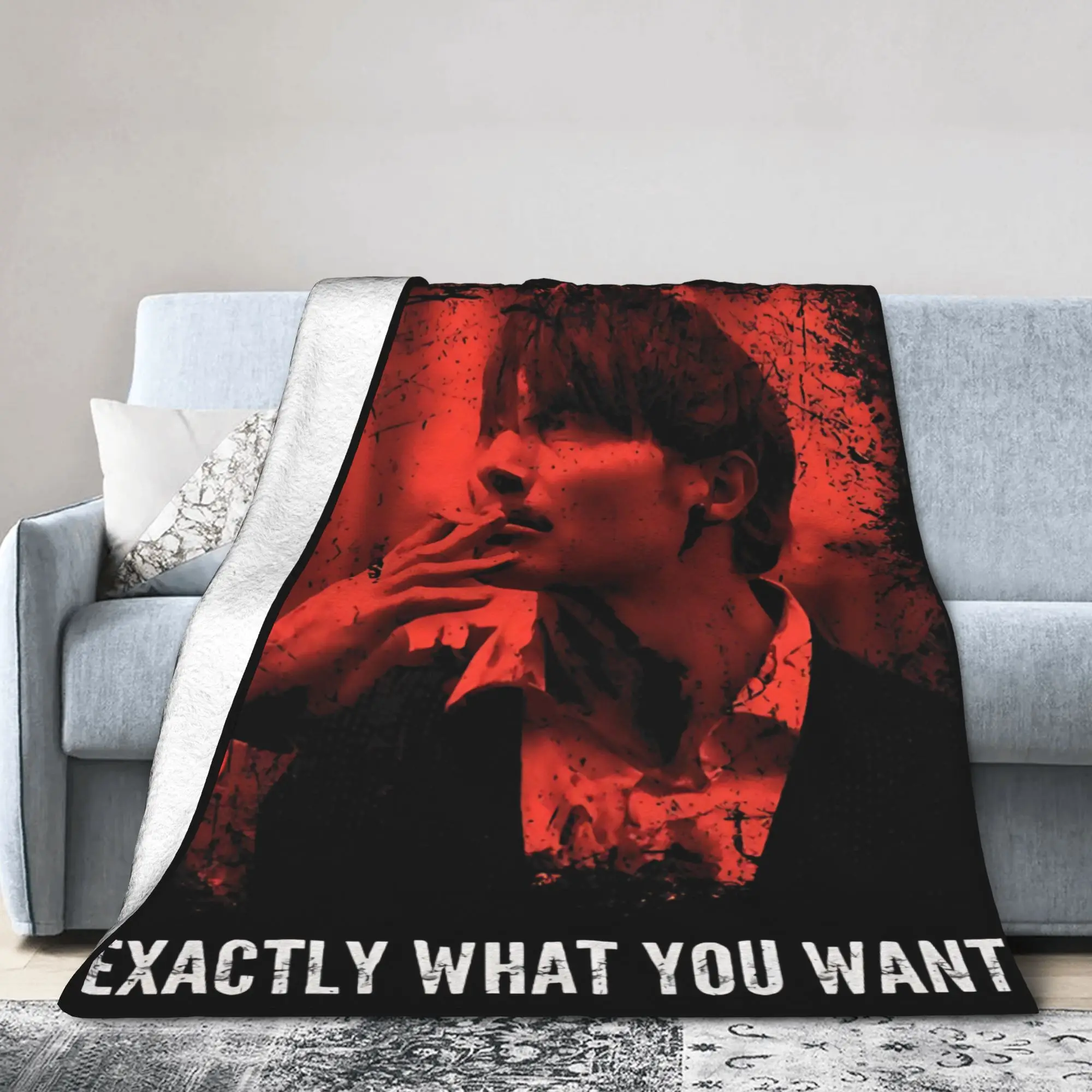 Dark Elegance Hannibal Blankets Mads Mikkelsen Flannel Awesome Warm Throw Blanket for Chair Covering Sofa