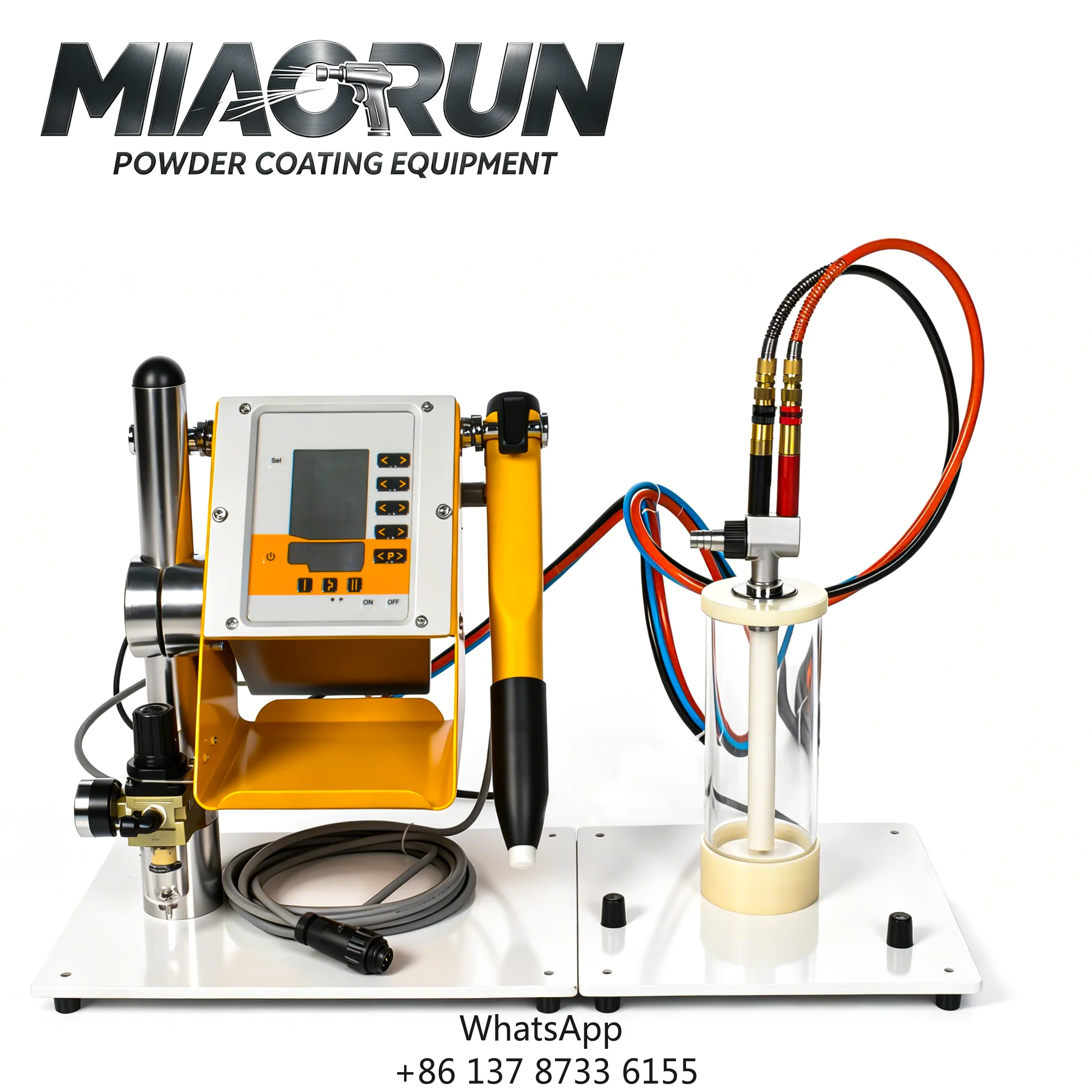 Hot Sell Small Electrostatic Powder Coating Machine Spray Gun With A Quick Change Colors Small Hopper