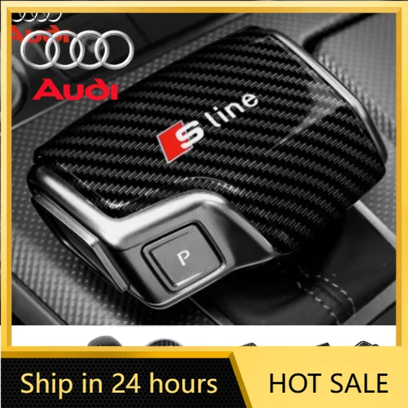 

Накладка на рычаг переключения передач из карбона для Audi Sline A3 A4 A5 A6 A7 A8 Q3 Q5 Q7 A8L S6 S7 S, 2026 год, горячая новинка, декоративные аксессуары