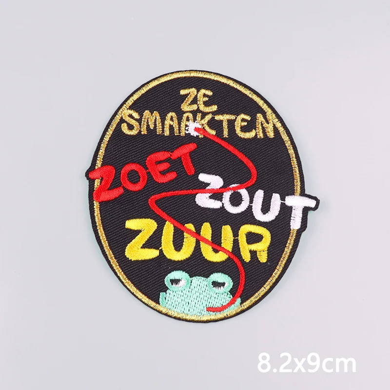 Nieuwe Nederland Oeteldonk Geborduurde Patches Voor Kleding Oeteldonk Ijzer Op Patches Nederland Carnaval Embleem Patch Badges