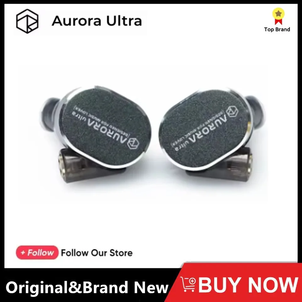 ROSESELSA Aurora Ultra 1DD+1 Planar Driver Hybrid In-Ear Earphones HiFi Gaming Headphone with 3.5mm to Type C DAC