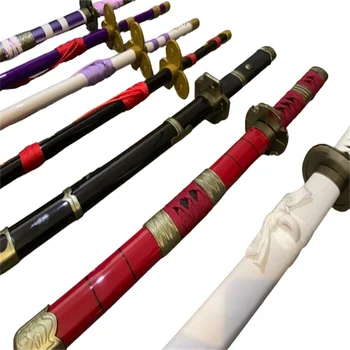 Cosplay Roronoa Zoro Enma Bamboo 24inch Sword Katana Role Play Anime Yama Demon Weapon Model 60cm