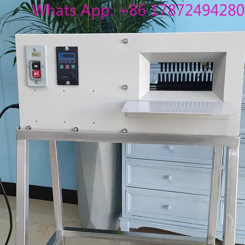 Commercial 220V 550W Electric Desktop Flower Thorn Removal Machine, Rose Deburring Root Cutting Machine