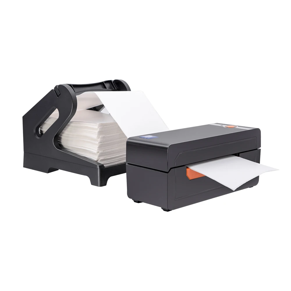  Plastic Label Holder for Rolls and Folded Labels Work with Desktop Label Printer Shipping Label Printer Black White Available