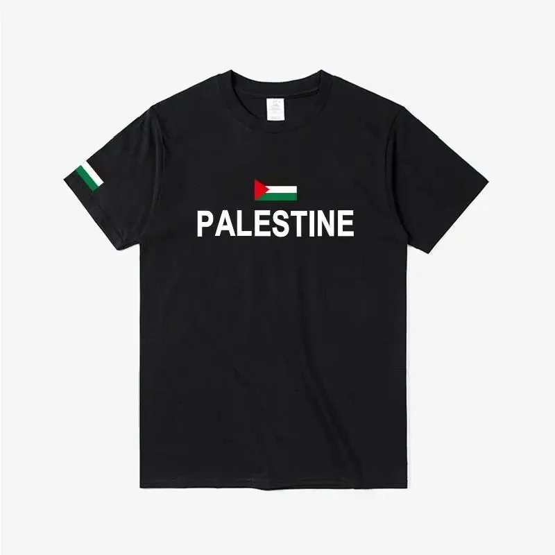 Palestine Palestinian National flag t shirt Fashion Jersey Nation Team 100% Cotton T-shirt Tees Country Sporting Gyms PS PSE Top