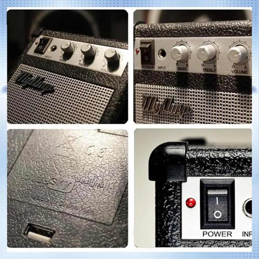 

BA-Retro Replica Guitar Amplifier High Fidelity / My Amp Audio Portable Speaker / Amp Audio Mini Guitar Speakers Bass Stereo