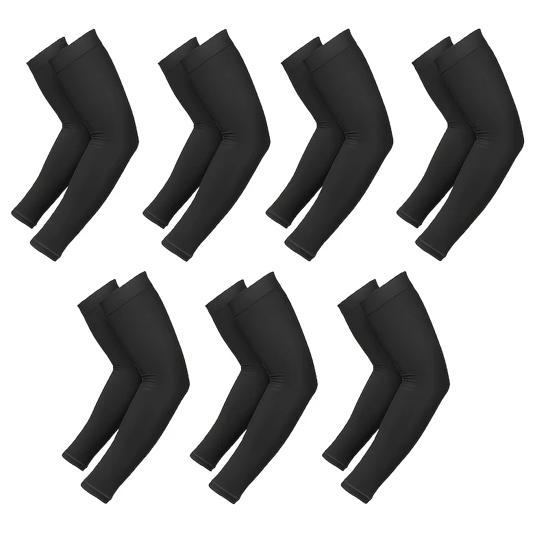 7 Paar atmungsaktive Armstulpen zum Schutz vor Sonneneinstrahlung, unisex, geeignet für Outdoor-Sportarten wie Autofahren, Golfspielen und Angeln. – Detail 8