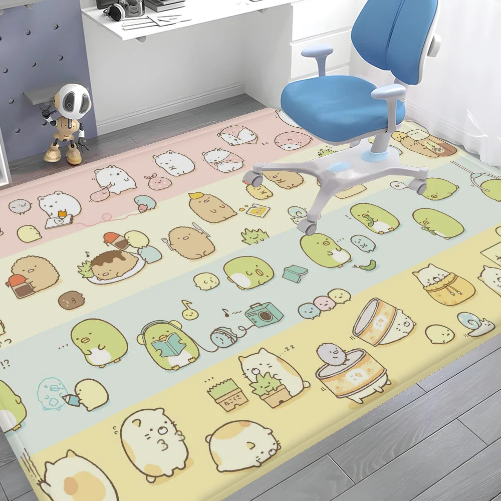 Kawaii Sumikko Gurashi Door Mat Nordic Style Bedroom Living Room Doormat Home Balcony Anti-Slip Alfombra