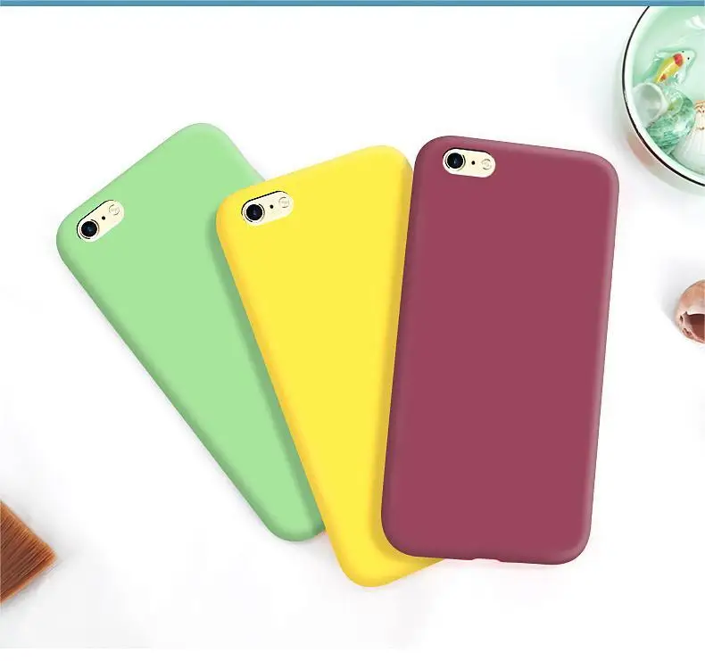 Für iphone 6 6s Fundas Original Fall Für iphone6 6s Stoßfest TPU Flüssigkeit Silikon Schutzhülle Telefon Zurück Abdeckung für iphone 6 Fall – Detail 2