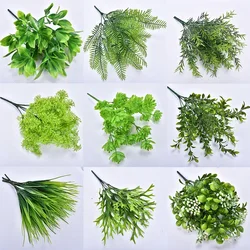 Plantas artificiales de helecho Boston, arbustos artificiales de plástico, verdor para casa, jardín al aire libre, decoración de oficina, plantas de imitación, piezas