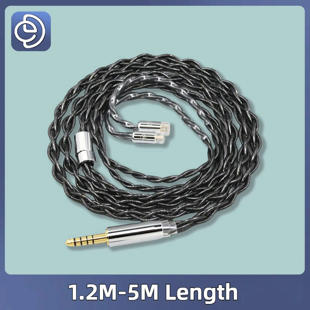 

DIY Earphone Cable For Sennheiser IE80s IE8 IE80 IE8i Pure Silver Palladium Graphene Floating Gold 8358
