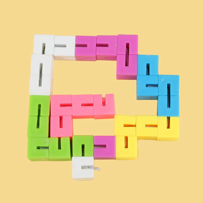 Règle magique transformable pour enfants, Segments magiques, Salle Instagram, Couleur 3D, PuzzleToys, Cubes éducatifs, Jouet, Nouvelle variété