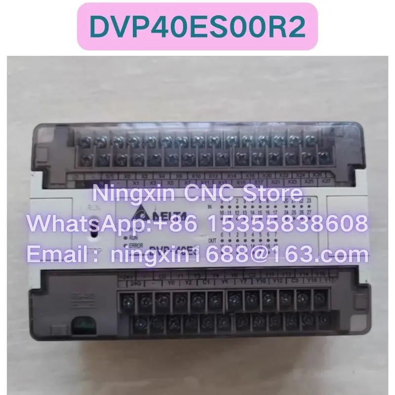 Used DVP40ES00R2 PLC Functional test OK Fast delivery