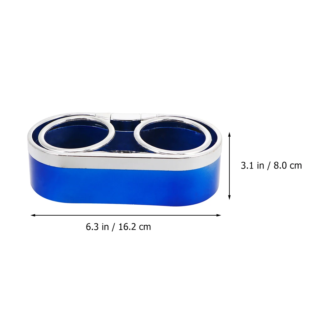 

2pcs Car Cup Holder Drink Storage Dual Bottle Seat Abs Durable Double Hole Waterproof Truck SUV Car Accessories