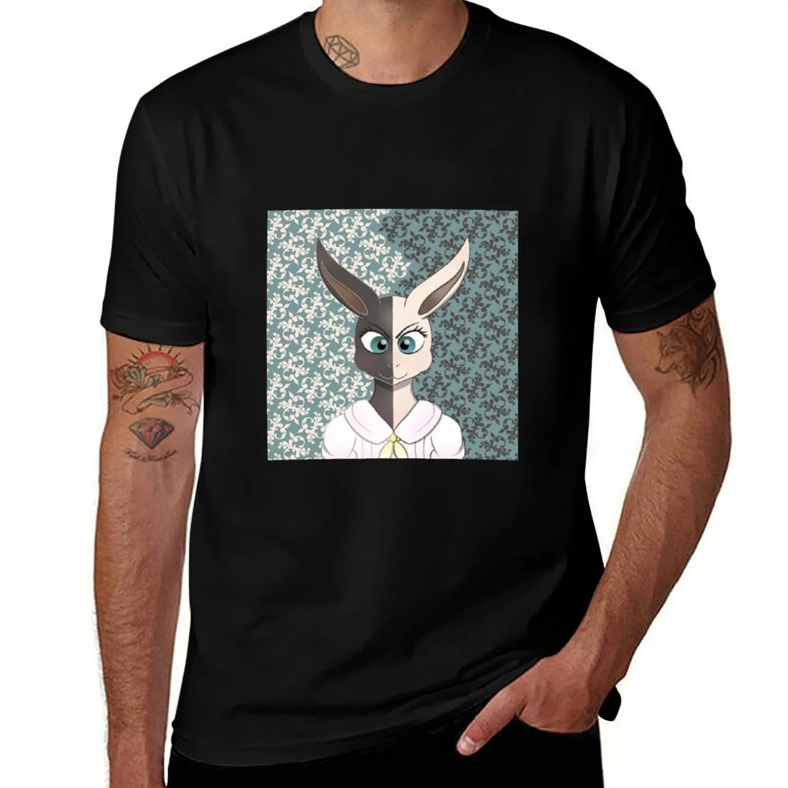 Mizuchi (Beastars Background Version) T-Shirt Casual Simple Design Short Sleeve Shirt T-Shirt
